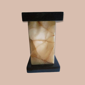 Podświetlany dekoracyjny kamień - onyx